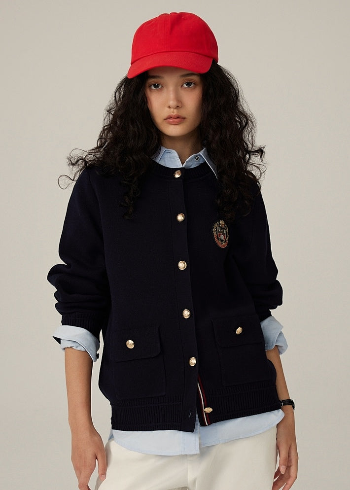 Elowen Navy Cardigan (PRE-ORDER)