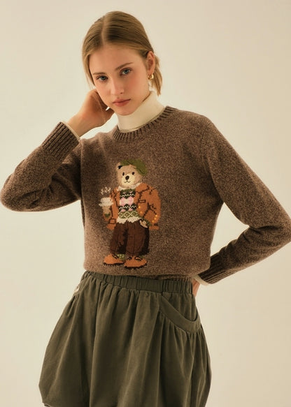 Freya Brown Sweater (PRE-ORDER)