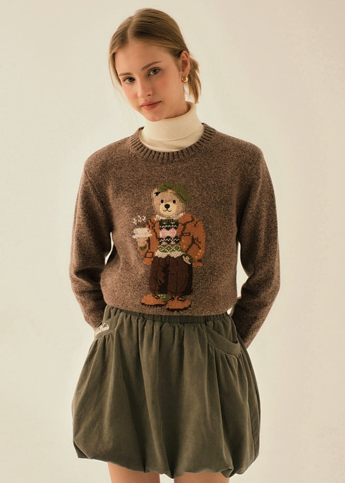 Freya Brown Sweater (PRE-ORDER)