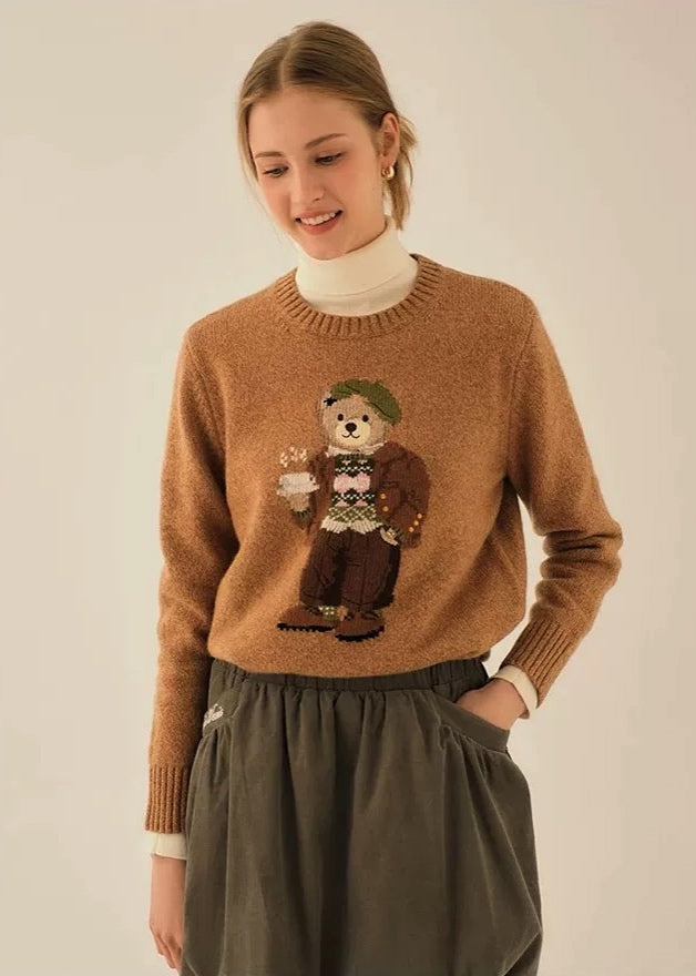 Freya Camel Sweater (PRE-ORDER)