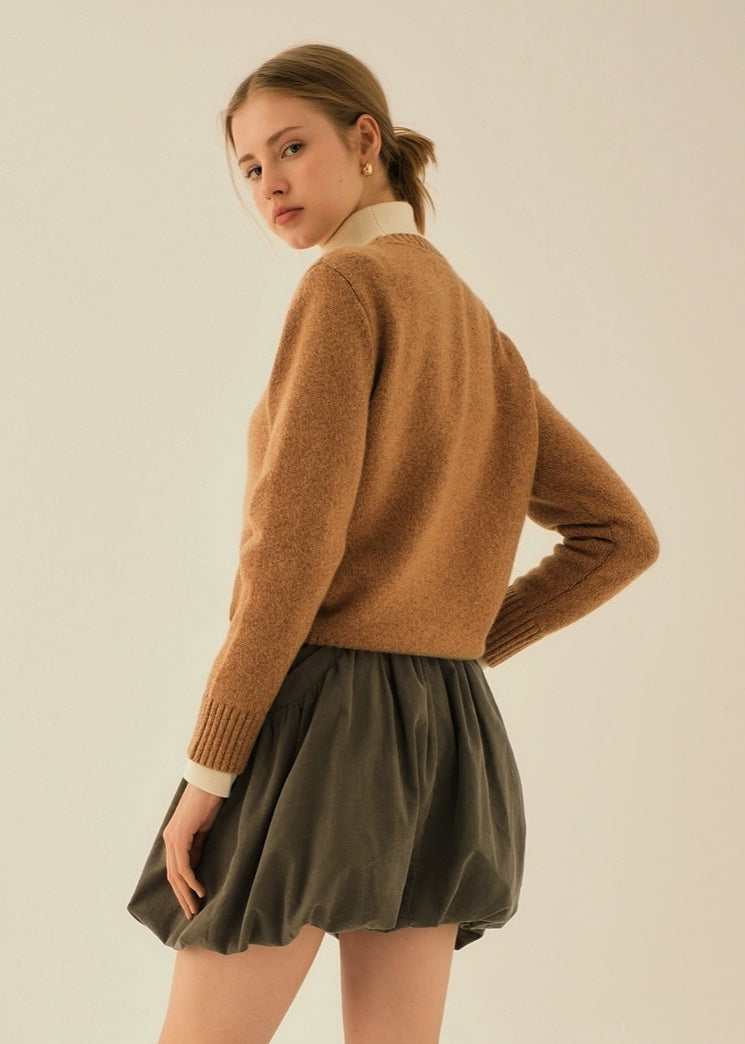 Freya Camel Sweater (PRE-ORDER)