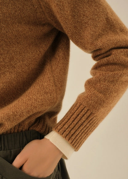 Freya Camel Sweater (PRE-ORDER)