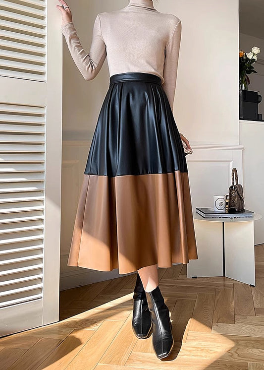 Carolina Black - Coffee Midi Skirt (PRE-ORDER)