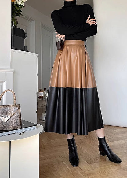 Carolina Coffee - Black Midi Skirt (SAMPLE SALE)