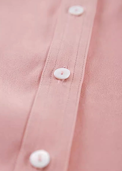 Kasey Velvet Shirt - Blush / Maroon (PRE-ORDER)