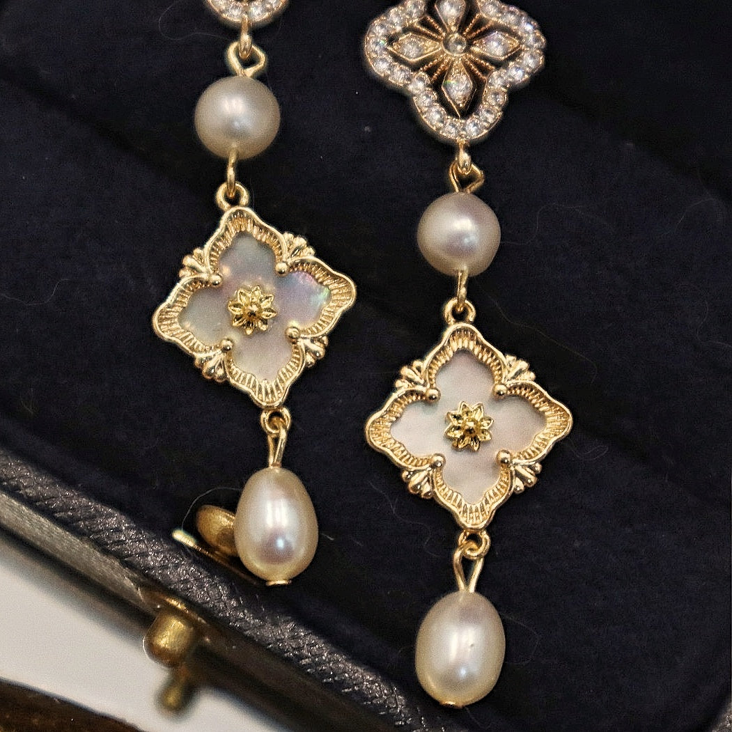 Mother Of Pearls Earrings