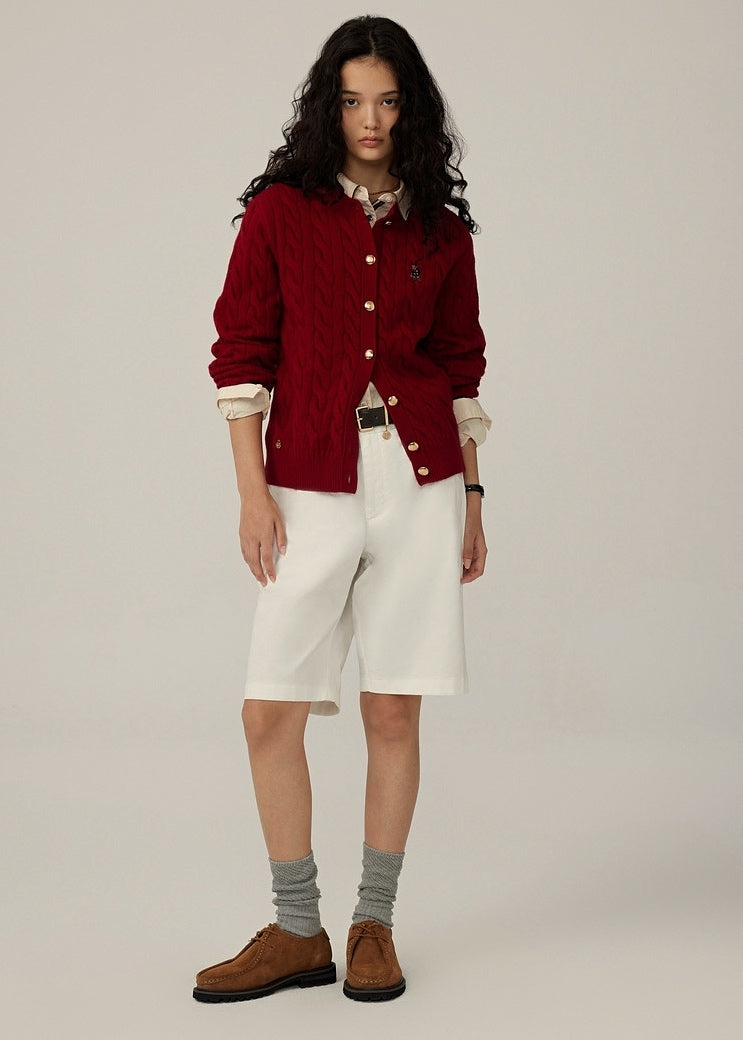 Niamh Classic Burgundy Cardigan (PRE-ORDER)