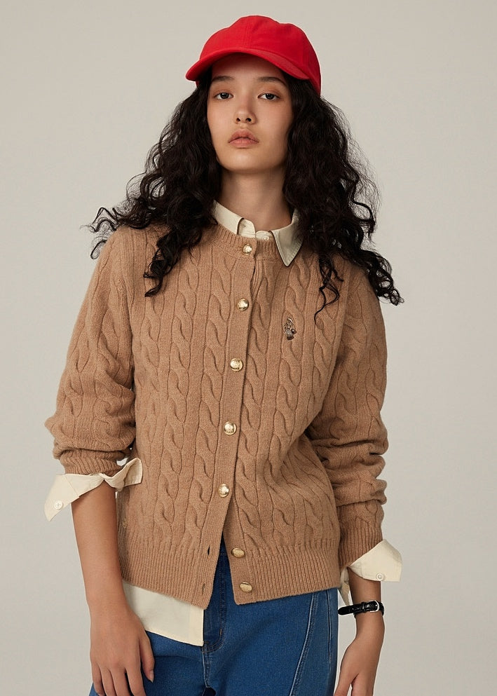 Niamh Classic Copper Cardigan (PRE-ORDER)