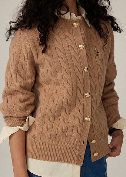 Niamh Classic Copper Cardigan (PRE-ORDER)