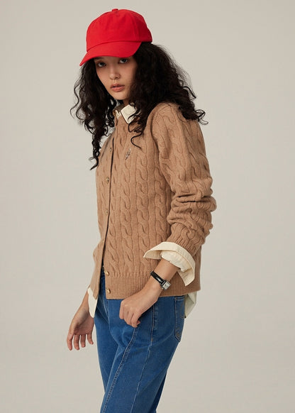 Niamh Classic Copper Cardigan (PRE-ORDER)