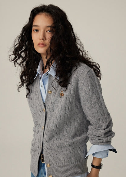 Niamh Classic Grey Cardigan (PRE-ORDER)