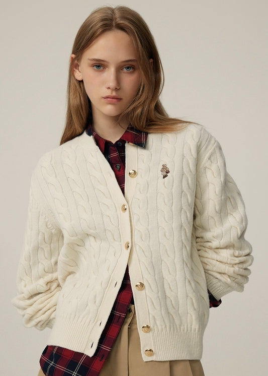 Niamh Classic Ivory Cardigan (PRE-ORDER)