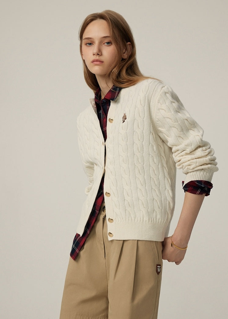 Niamh Classic Ivory Cardigan (PRE-ORDER)