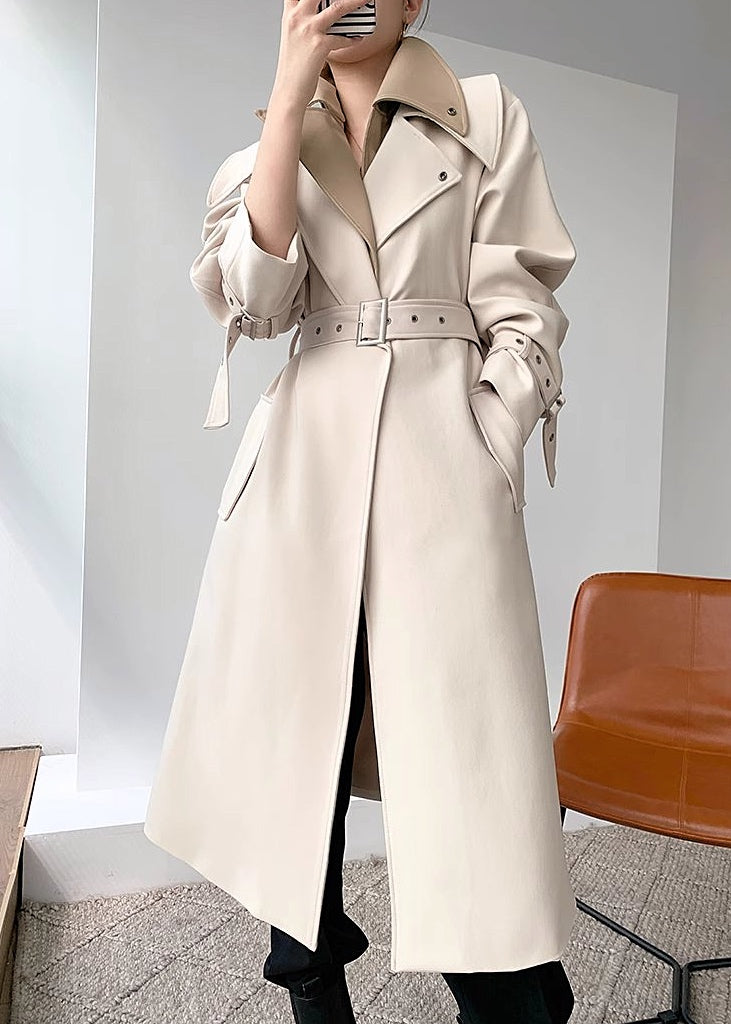 Windbreaker Cream Trench Coat (PRE-ORDER)