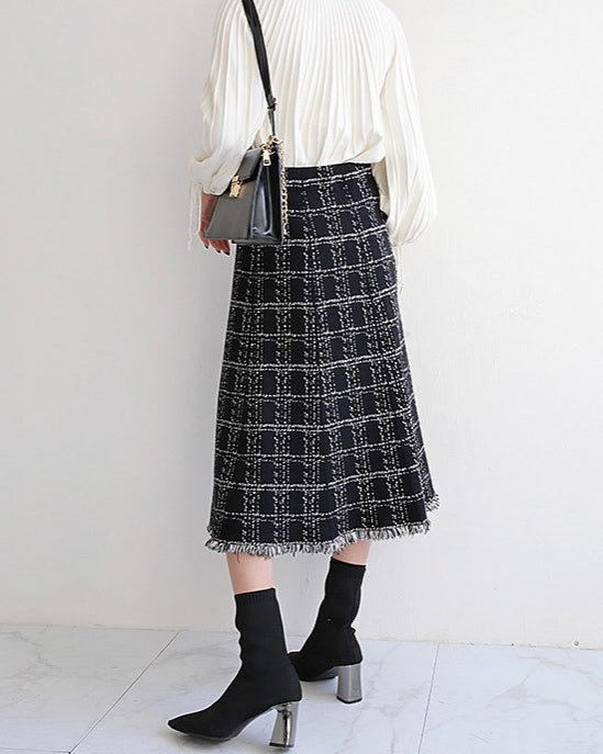 Cairo Wool Knit Skirt (PRE-ORDER)