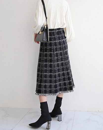 Cairo Wool Knit Skirt (PRE-ORDER)