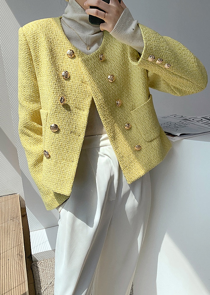 Clementine Macaroon Tweed Coat (PRE-ORDER)