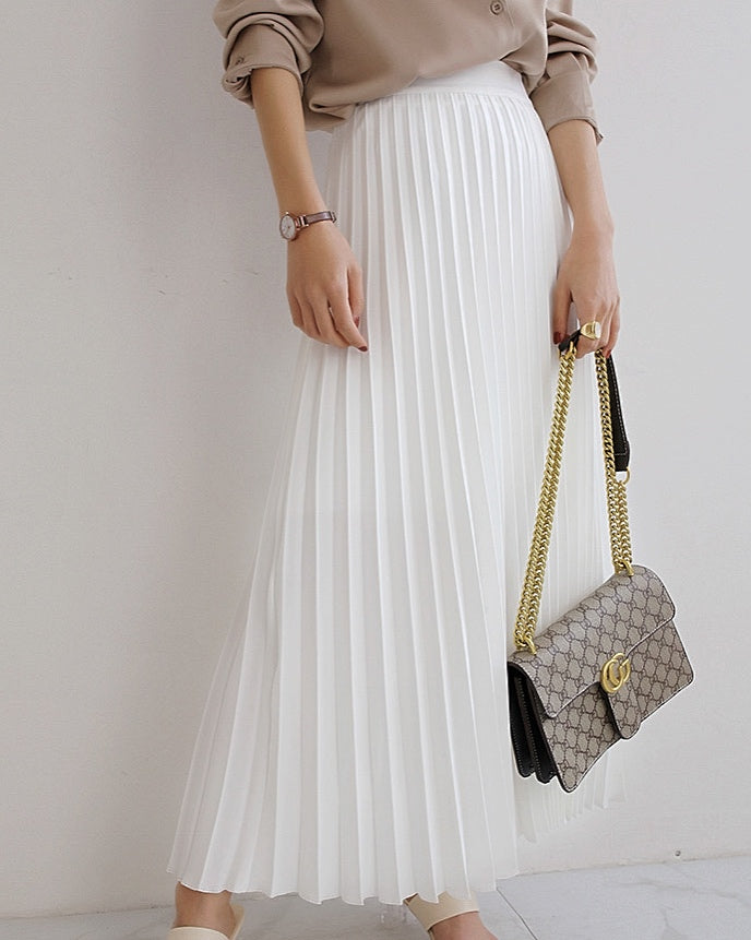 Lolita Chiffon White Skirt (PRE-ORDER)